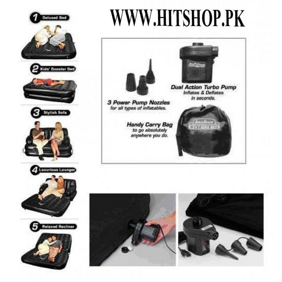 5 IN 1 SOFA BED FREE ELECTRIC PUMP